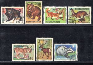 CZECHOSLOVAKIA SC# 1428-1434 FVF/U