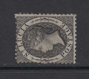 St. Lucia, Scott 7 (SG 11x), used, Watermark Reversed