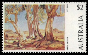 AUSTRALIA Sc#574 Red Gums of the Far North by Hans Heyson (1974) MNH