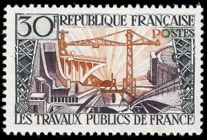France 1957 Sc 835 MHR