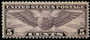 1930 United States Air Mail Scott Catalog Number C12 Mint Never Hinged