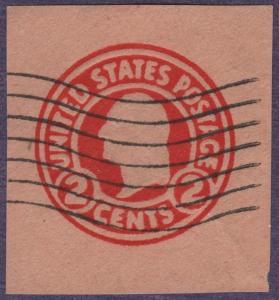 SC#U431b 2¢ Washington Cut Square (1916) Used