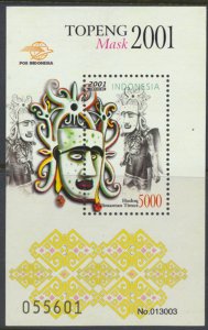 Indonesia 2001  Sc#1936 and 1936a Opt Hafnia Denmark 01