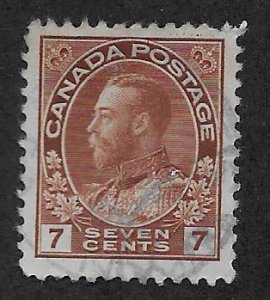 CANADA SC# 114  FVF/U 1924