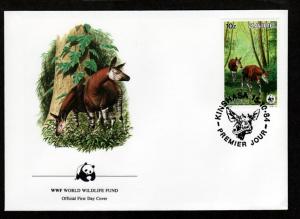 Zaire Four 1984 WWF FDC!