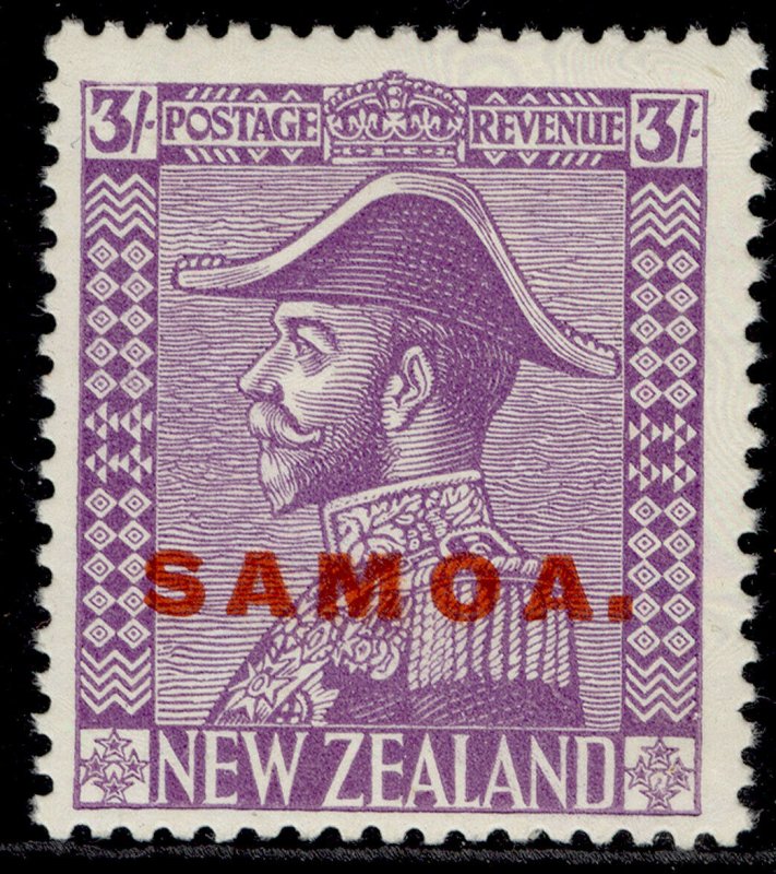 SAMOA GV SG168, 3s mauve, NH MINT. Cat £28.