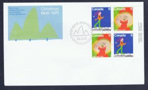 1975 Christmas Scott # 674 Cachet FDC