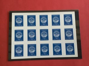 France Philatelic  Exposition 1982 Self Adhesive MNH  Stamps Sheet R36862