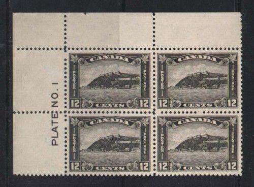 Canada #174 XF/NH Plate #1 UL Block