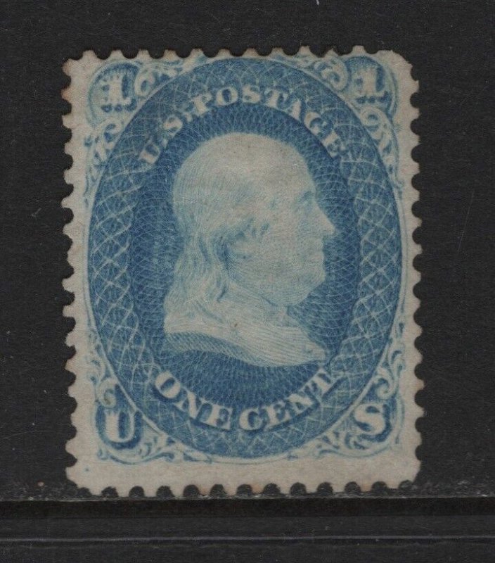 63 F-VF ( unused mint no gum ) with nice color cv $ 100 ! see pic !