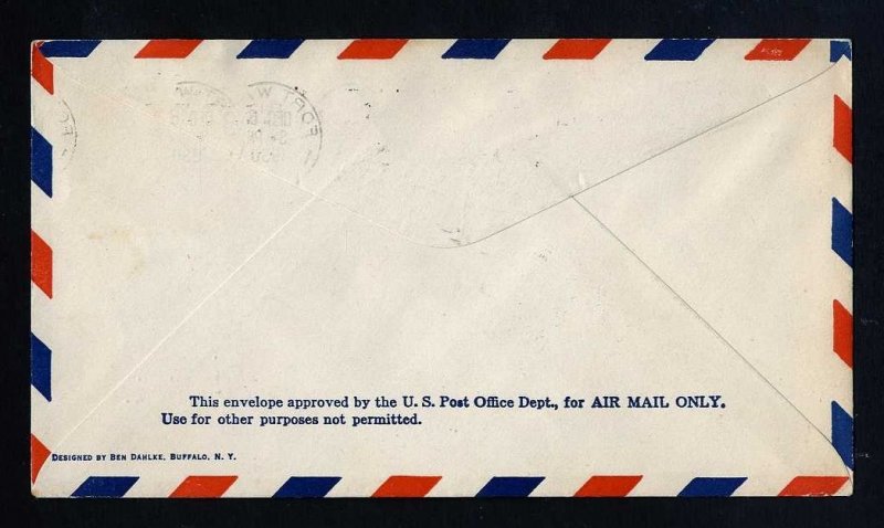 # C11 on CAM # 27 First Flight cover Fort Wayne, IN - 3-5-1930 - # 2
