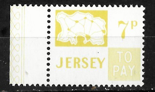 Great Britain-Jersey # J14  Dues  7p  added value 1974 (1) Mint NH