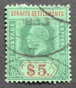 Malaya/Straits Settlements 1926 GV Five Dollars SG 240a used