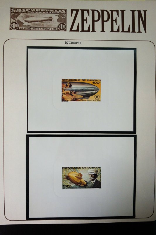 Worldwide All Mint Graf Zeppelin Stamp Collection