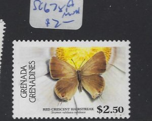 Grenada Grenadines SC 678a Butterfly MNH (2gve) 