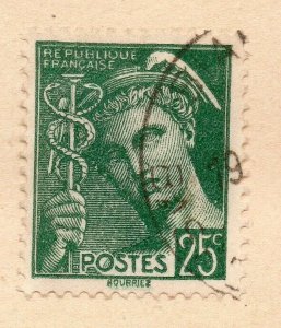 France 1938 Early Issue Fine Used 25c. NW-18071