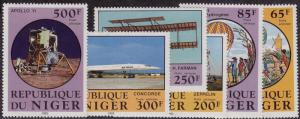 NIGER MNH Scott # C318-C323 Air & Space Ships (6 Stamps)