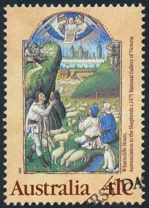 Australia 1989 41c Christmas - 'Annunciation of the Shepherds' SG1226 Fine Used