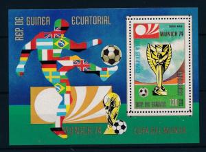 [45042] Equatorial Guinea 1973 World Cup Soccer Football Germany MNH Sheet