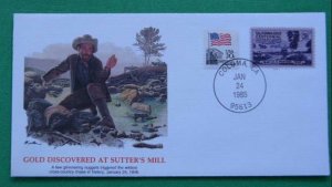 american history California gold Fleetwood cover United States 1985