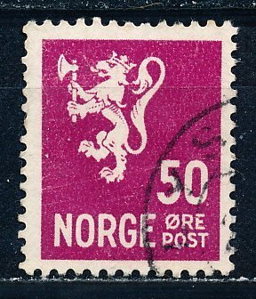 Norway #201 Single Used