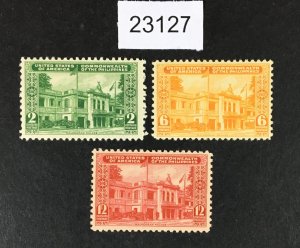 US STAMPS PHILIPPINES # 455-457 MINT OG H $ LOT #23127