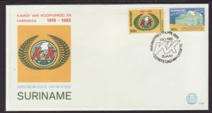 Suriname 708-709 U/A FDC