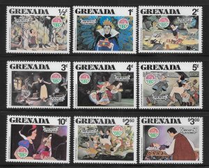 Grenada 1021-30 Disney 1980 Christmas Sleeping Beauty MNH c.v. $13.00