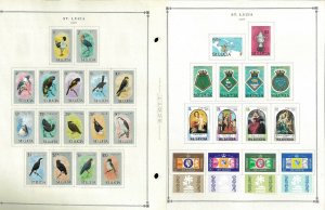 St.Lucia 1946-1999 Mint (6 used) Hinged on Scott International Pages