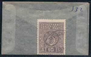 Yugoslavia J32 Used Coat of arms 1931 (YB0185)