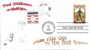 #4341 Take Me Out to the Ballgame QCR FDC