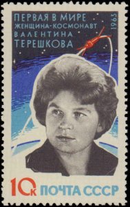 Russia #2748-2753, Complete Set(6), 1963, Space, Never Hinged