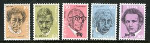 SWITZERLAND 546-550 MNH SCV $4.25 BIN $2.25