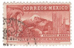 MEXICO. SCOTT # C68. YEAR 1934. USED. # 7