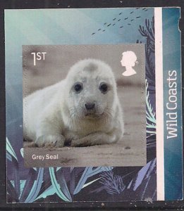 GB 2021 QE2 1st Wild Coasts Grey Seal Umm Self Adhesive SG 4554 Ex PM 81 ( J1...