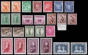 Australia Scott 166-179a (1937-46) Mint LH/NH VF, CV $415.15 M