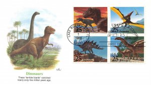 2422/2425 25c DINOSAURS