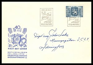 Finland 352 Pen FDC