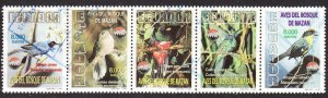 Ecuador Scott 1512 complete strip F to VF used.  FREE...