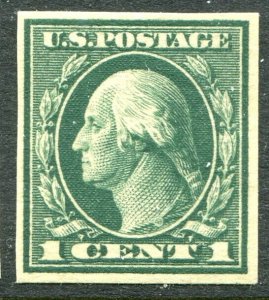 481 1c Washington, Mint  Hinged, OG