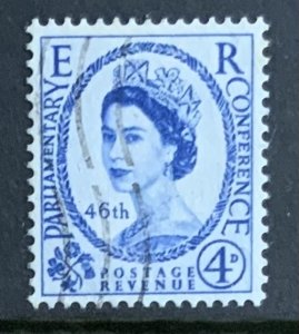 GREAT BRITAIN 1957 PARLIAMENT 4d  SG560 FINE USED
