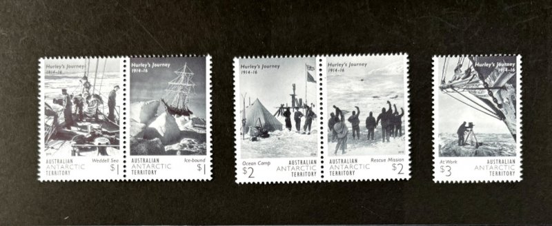 Australian Antarctic Territory: 2016, Hurley's Journey, Photography, MNH set