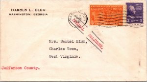 1951 - Special Delivery Mail - Washington, Georgia - F32731