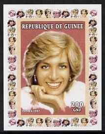 Guinea - Conakry 1997 Princess Diana 200f series #6 imper...