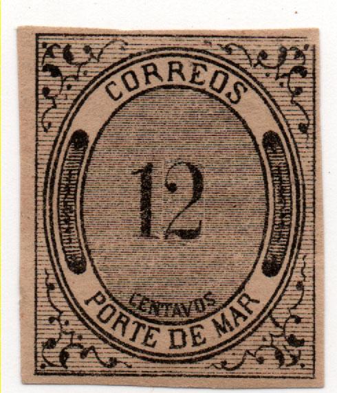 MEXICO JX11, 12c PORTE DE MAR. UNUSED. (E62)