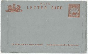 28104 -  FIJI -  POSTAL STATIONERY - HIGGINGS & GAGE #8