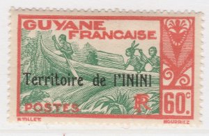 1939-40 French Colony Inini 60cMH* Stamp A22P17F8826-