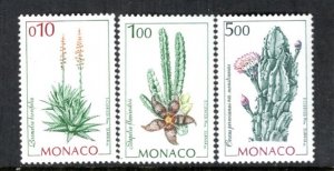 MONACO 2007-2009 MNH VF Flowering Cacti Complete set