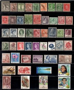 50 Different F-VF Used Australia Stamps - I Combine S/H