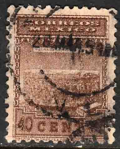 MEXICO 848 40¢ 1934 Definitive Wmk Gobierno...279 Used. F-VF. (929)